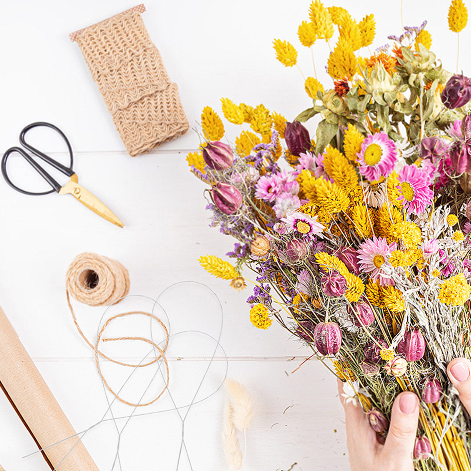 250Pcs Craft Flower Wire Stems - Wire Stem Florist recension och pris