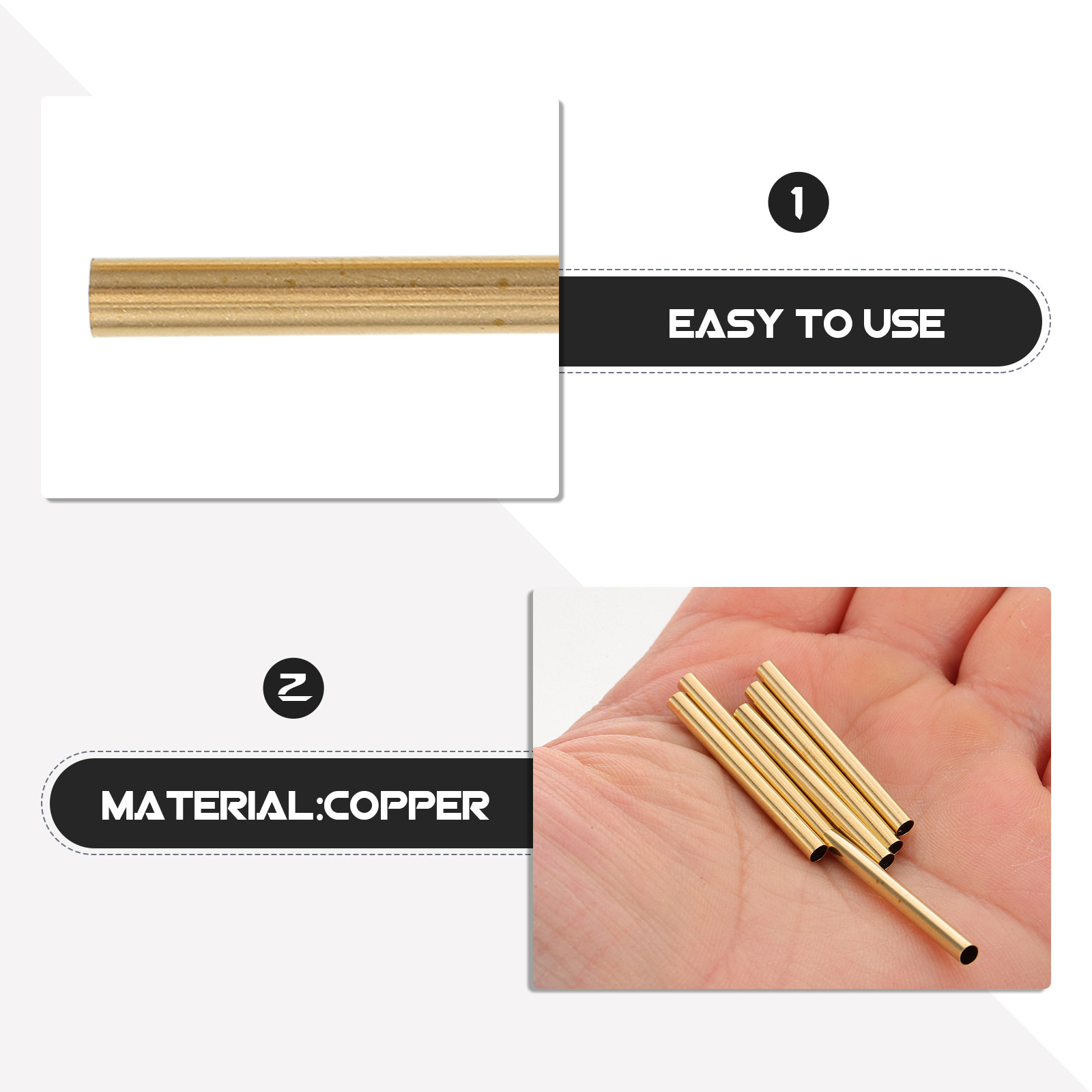 100Pcs Copper Flower Wire Stem - Wire Stem Florist recension och pris